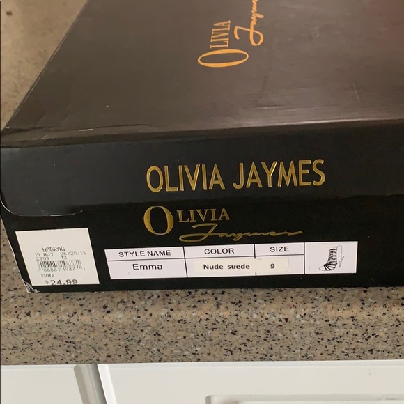 Olivia jaymes nude suede slightly worn - Picture 1 of 3